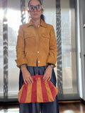 ESS Almeja Suede Oversized Clutch ~ Circo