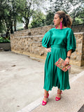 Everyday Style Story ~ The Party Edit ~ Marisol Pleated Skirt ~ Emerald