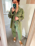 Everyday Style Story Primavera25~ Emilia Cropped Pants ~ verde