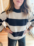 BYoung Omartha Striped Jumper