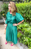 Everyday Style Story ~ The Party Edit ~ Marisol Pleated Skirt ~ Emerald