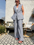 Everyday Style Story Primavera25 ~ Savana Wide Leg Trousers ~ Rayas