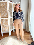 BYoung Danta Wide Leg Pants ~ Toasted Coconut
