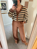 Everyday Style Story Maya Cardigan ~ Stripe crochet