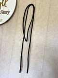 Hand-made leather wrap belt ~ Cafe