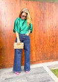 Everyday Style Story ~ The Party Edit ~ Marisol Top Emerald