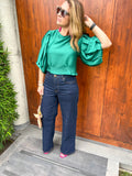 Everyday Style Story ~ The Party Edit ~ Marisol Top Emerald