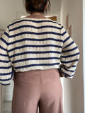 Everyday Style Story Maya Cardigan ~ Stripe crochet