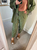 Everyday Style Story Primavera25~ Emilia Cropped Pants ~ verde