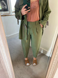 Everyday Style Story Primavera25~ Emilia Cropped Pants ~ verde