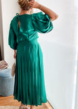 Everyday Style Story ~ The Party Edit ~ Marisol Pleated Skirt ~ Emerald