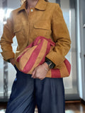 ESS Almeja Suede Oversized Clutch ~ Circo