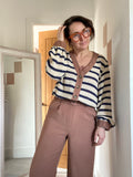 Everyday Style Story Maya Cardigan ~ Stripe crochet