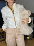 Everyday Style Story ~ Coco Bomber ~ Ivory Sequin