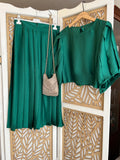 Everyday Style Story ~ The Party Edit ~ Marisol Top Emerald