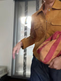 ESS Almeja Suede Oversized Clutch ~ Circo