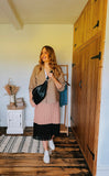 Saint Tropez Trista Midi Skirt ~ Brownie