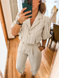 Capsule 1 ~ Linen Edit ~ Lucia Cropped Jacket
