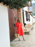 Saint Tropez Tajra Dress ~ Hibiscus