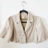 Capsule 1 ~ Linen Edit ~ Lucia Cropped Jacket