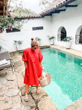 Saint Tropez Tajra Dress ~ Hibiscus