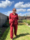 Everyday Style Story ~ Verano25  ~ Blanka Shirt ~ Linen mix ~ Burnt Umber