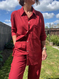 Everyday Style Story ~ Verano25  ~ Blanka Shirt ~ Linen mix ~ Burnt Umber