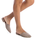 XTI Taupe Slip on Mule