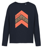 Amour Leopard Navy Slouch Sweatshirt ***LAST ONE***