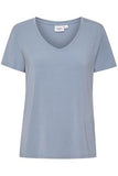 Saint Tropez Adelia V-Neck Tee ***Spring23 colours***
