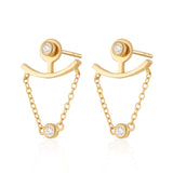 Scream Pretty Sparkle Ear Jacket - Gold Plated