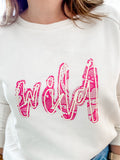 ***SAMPLE SALE*** Wild Lace Hot Pink Sweatshirt