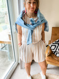 ICHI Marrakech Stripey Shorts