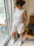 ICHI Marrakech Stripey Shorts