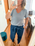 Saint Tropez Adelia V-Neck Tee ***Spring23 colours***