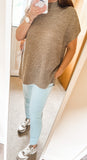 ICHI Lexi Cropped Pants ~ Abyss