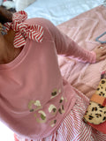 Metallic Camo Leopard Slouch Pink Sweatshirt ***LAST ONE***