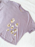 ***SAMPLE SALE*** Metallic Camo Leopard Slouch tee