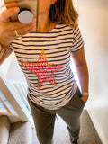 Star breton tee***Two Colours***LAST ONE***