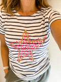 Star breton tee***Two Colours***LAST ONE***