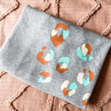 Camo Leopard Slouch Grey Sweatshirt ***LAST ONE***