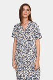 Saint Tropez Eda SS Midaxi dress ~ Creme Floral