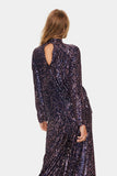 Saint Tropez Reyana Sequin Blouse ~ Night Sky