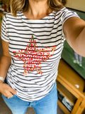 Star breton tee***Two Colours***LAST ONE***