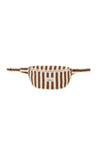 Moka Stripes cotton fanny pack