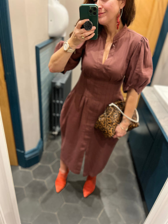 Everyday Style Story Chapter9 ~ Amalia Midi Dress ~ Cocoa Truffle