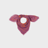 Small scarf in 100% wool Sacha - Mauve
