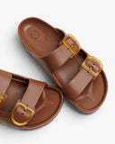 Flat Sandal Aqua Buye Brown Beige