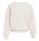 Yaya V-neck Sweatshirt with collar ~ Cashmere Grey