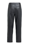 Yaya Faux Leather Pants ~ Slate